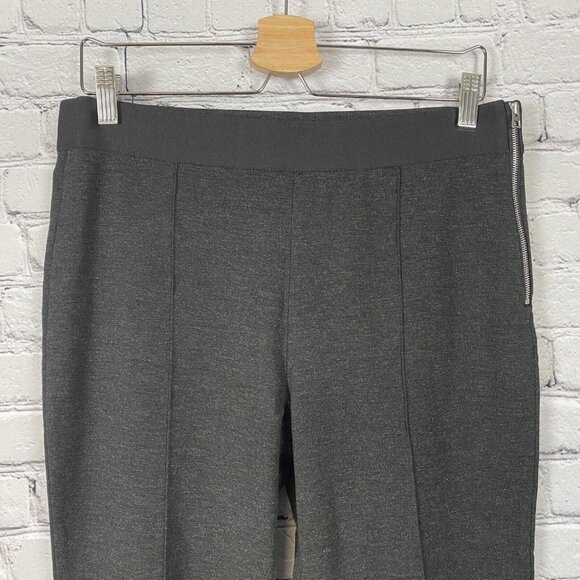 Everlane Stretch Ponte Crop Pants Exposed Side Zip Front Seam - Picture 4 of 10